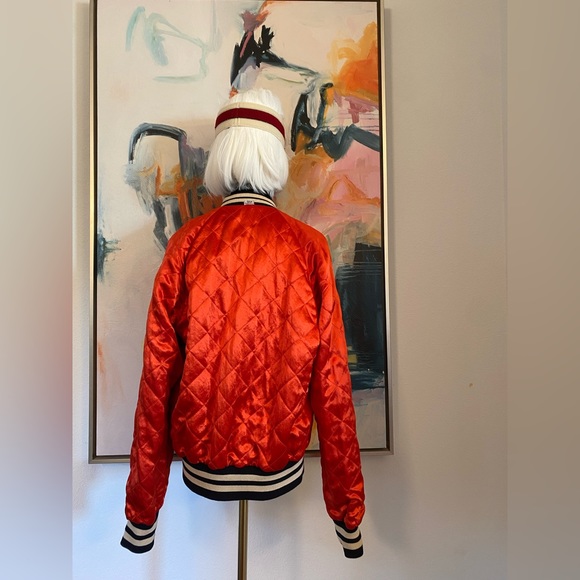 Gucci Reversible Bomber Jacket. Green/Red/Black.Unisex - Picture 5 of 16
